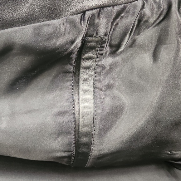 VINTAGE SCULLY Silver Studs and Conchos, Black Leather Jacket, Men's 44 - Picture 6 of 11